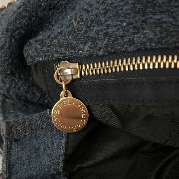 Stella McCartney Authenticated Large Falabella Ombre Blue Wool Tote Bag Purse 🌺🌺 - Picture 12 of 13